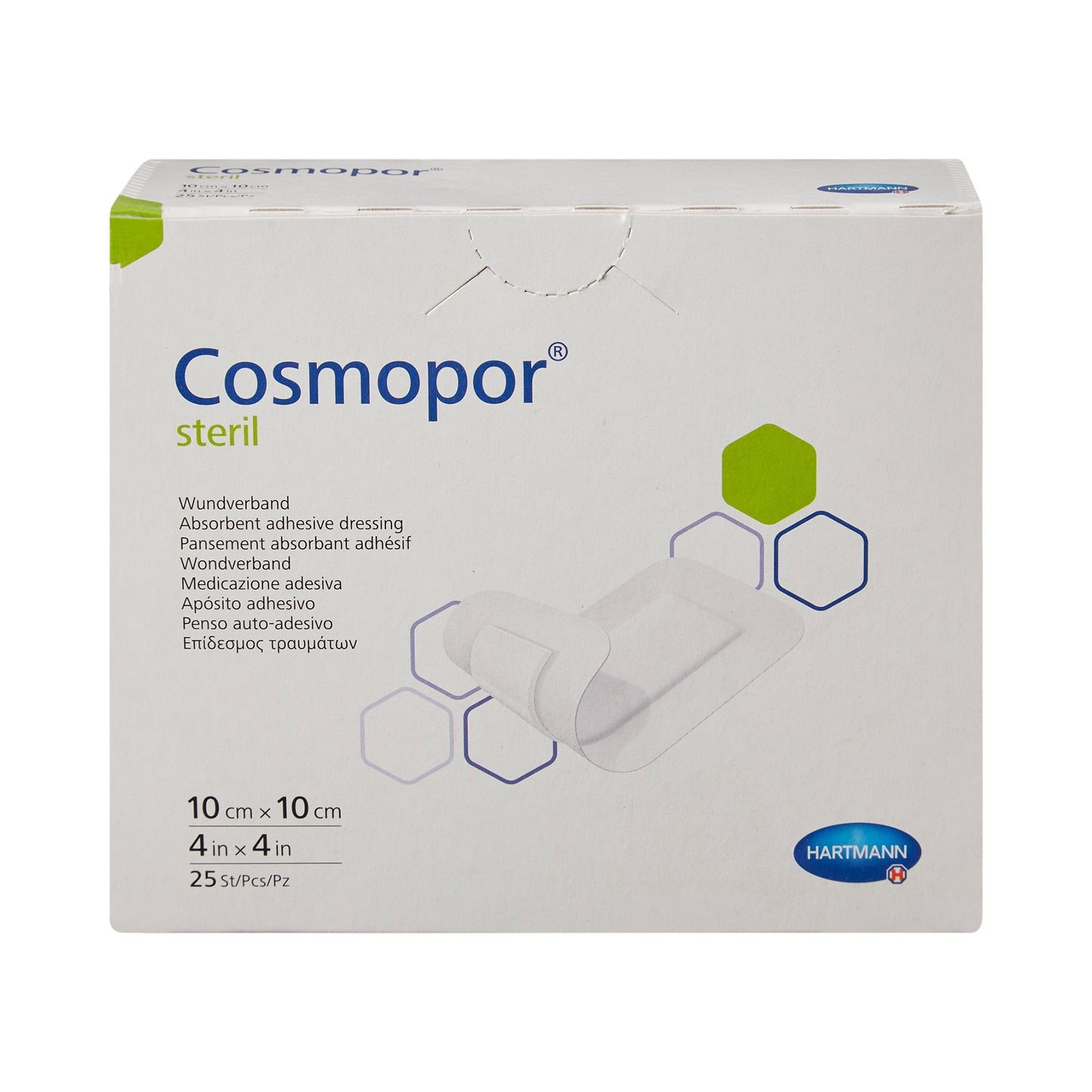 Cosmopor® Adhesive Dressing, 4 x 4 Inch 900820