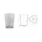 OakRidge Translucent Graduated Beaker, 1,000 mL 0410-1100