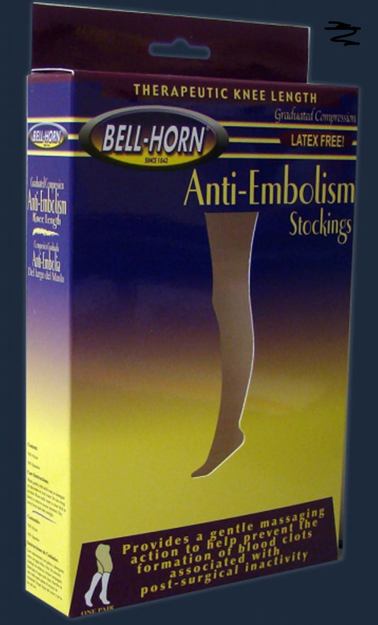 Anti-embolism Stocking Bell-Horn® Knee High Medium Black Closed Toe - 11300M