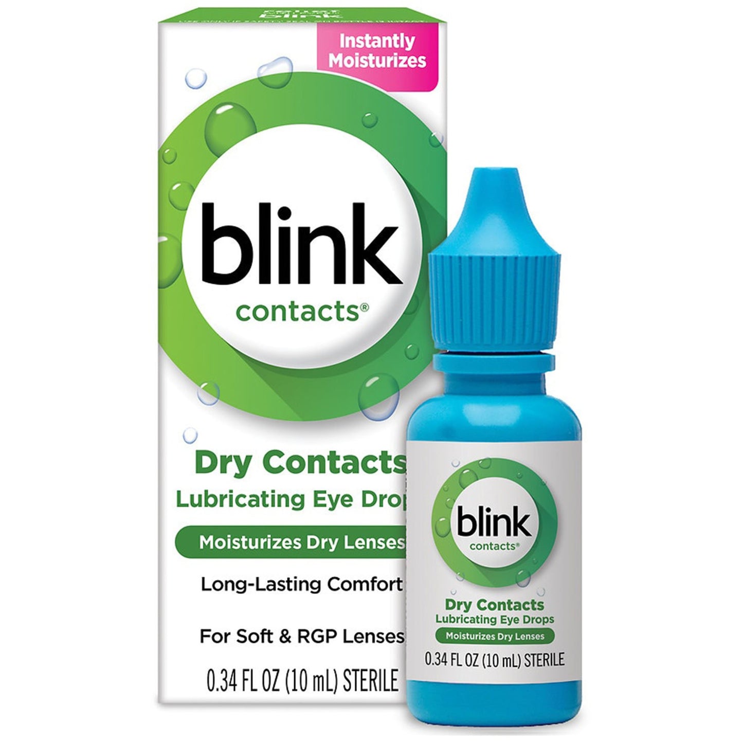 Blink Contacts Purified Water / Sodium Chloride Contact Lens Solution, 0.34 oz. 82744400032