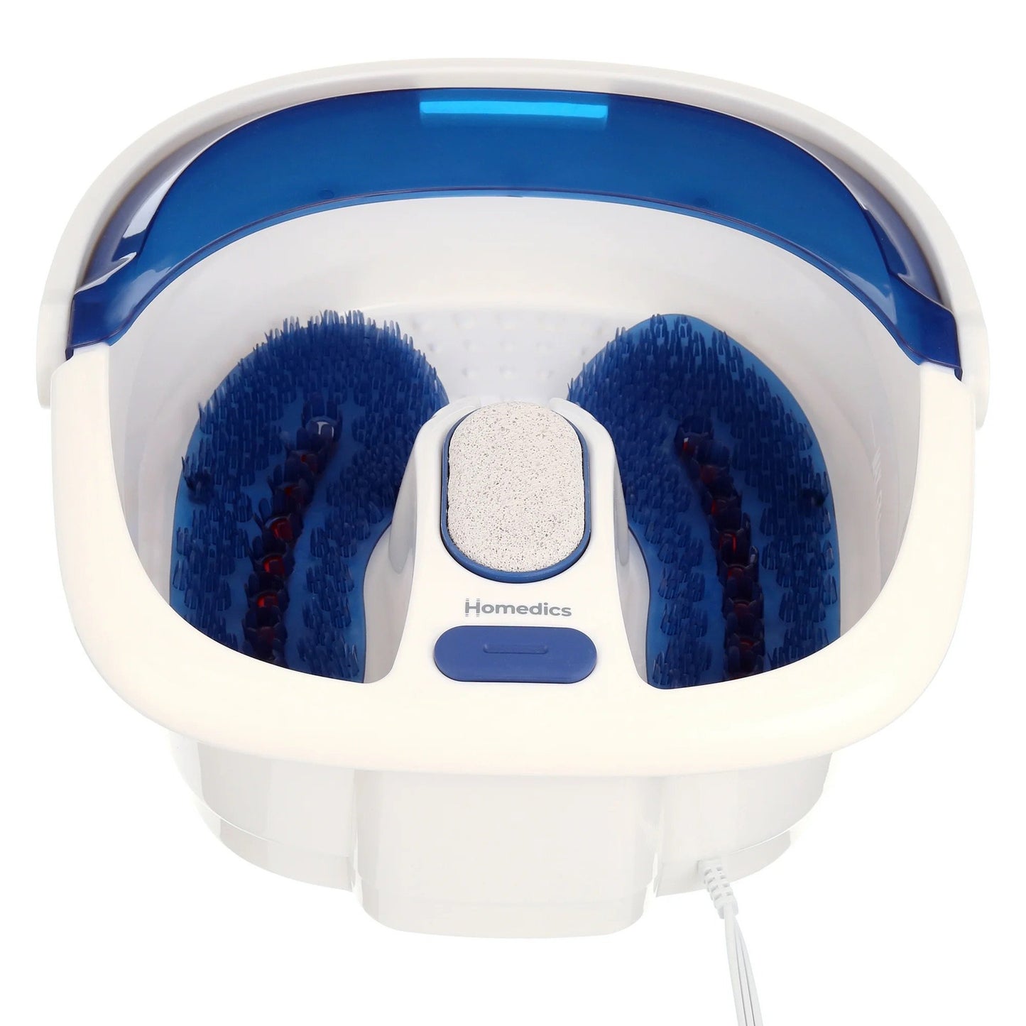 Foot Bath with Heat Boost HoMedics® Bubble Bliss Elite Blue / White Plastic FB-380HJ-1PK