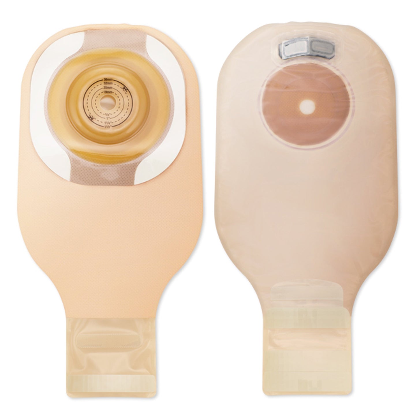 Ostomy Pouch Premier™ Flextend™ One-Piece System 12 Inch Length Soft Convex, Trim to Fit 2-1/8 Inch Stoma Drainable - 86711
