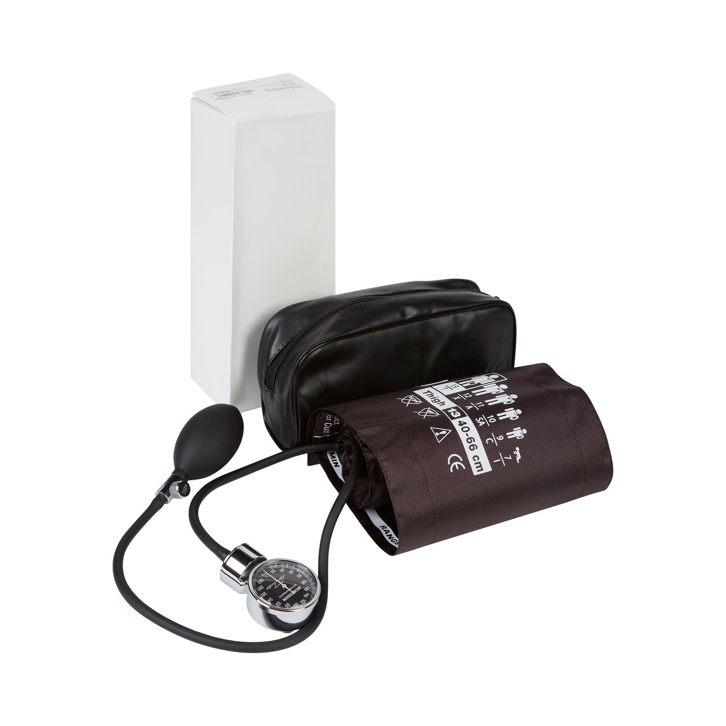 Aneroid Sphygmomanometer Unit McKesson LUMEON™ Thigh Cuff Nylon Cuff 40 - 66 cm Pocket Aneroid - 01-700-13TBRGM