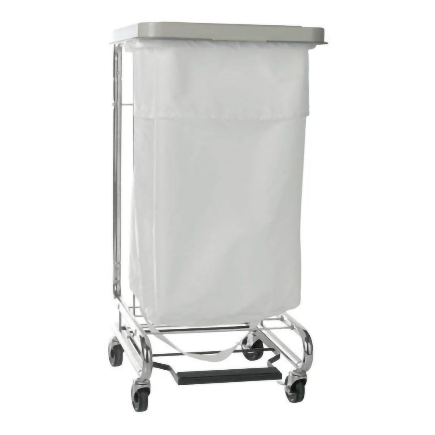 Hamper Stand McKesson Infectious Waste Rectangular Opening 30 to 33 gal. Capacity Foot Pedal Self-Closing Lid 03-159200