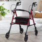 McKesson Four-Wheel Rollator 146-RTL10261RD