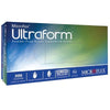 Exam Glove Ultraform® Small NonSterile Nitrile Standard Cuff Length Textured Fingertips Blue Not Rated - UF-524-S