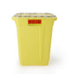 Chemotherapy Waste Container BD™ Yellow Base 23-1/2 H X 20 W X 14-3/4 D Inch Vertical Entry 17 Gallon 305614