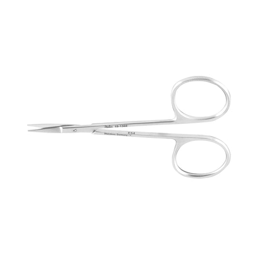 Iris Scissors Miltex® 4 Inch Length OR / Surgical Grade German Stainless Steel NonSterile Finger Ring Handle Straight Sharp Tip / Sharp Tip - 5-300