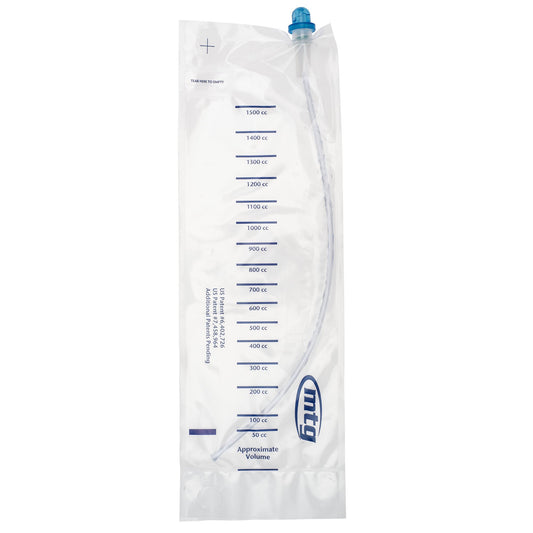Intermittent Catheter Tray EZ-Advancer® Firm 14 Fr. Without Balloon PVC - 32114
