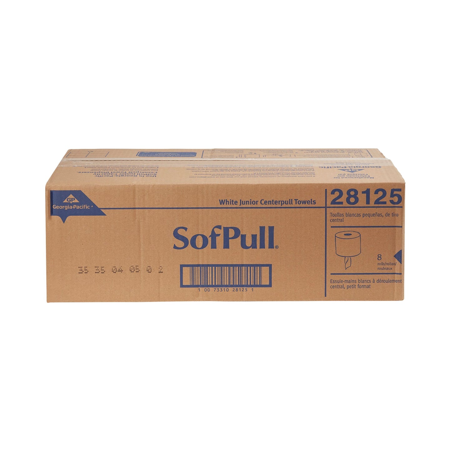 SofPull® White Paper Towel, 4795 Feet, 8 Rolls per Case 28125