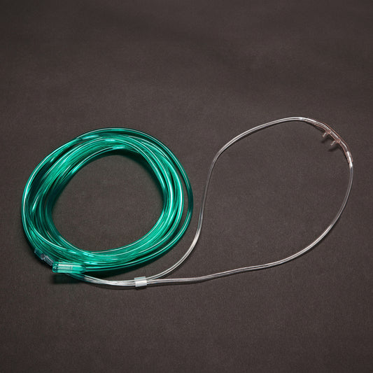 Nasal Cannula Salter-Style® Adult Curved Prong / NonFlared Tip 14 Foot O2 Line - 1600HF-14-25