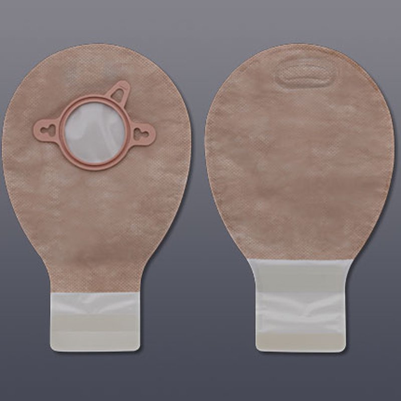 New Image™ 18284 Two-Piece Beige Ostomy Pouch, Pre-cut to Fit 70 mm Stomas, Blue 18284
