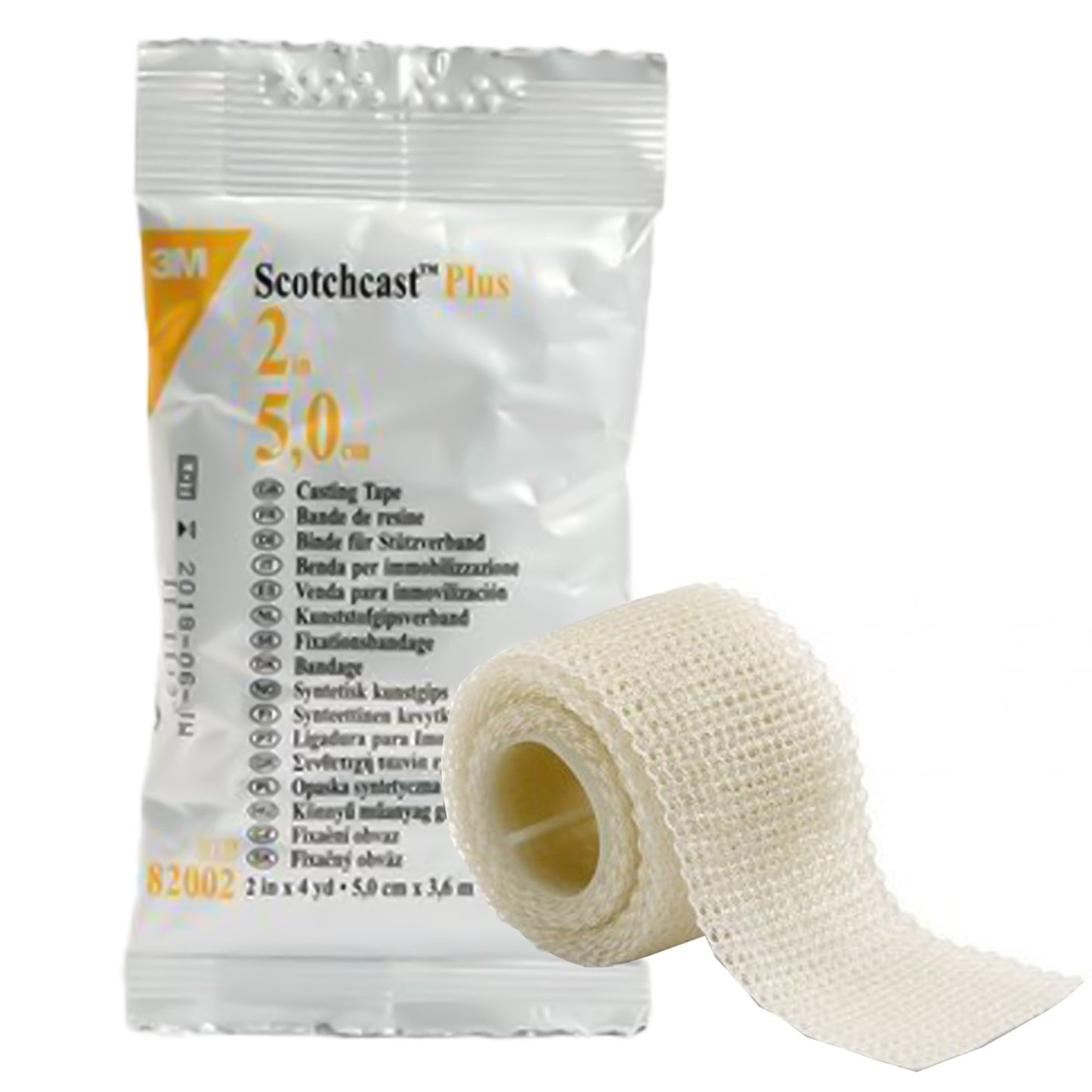 3M™ Scotchcast™ Plus White Cast Tape, 2 Inch x 4 Yard 82002