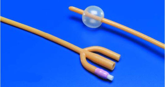 Cardinal Dover Foley Catheter, 16 Fr., 30 cc, 3-Way, Standard 8887689167, 1 Each