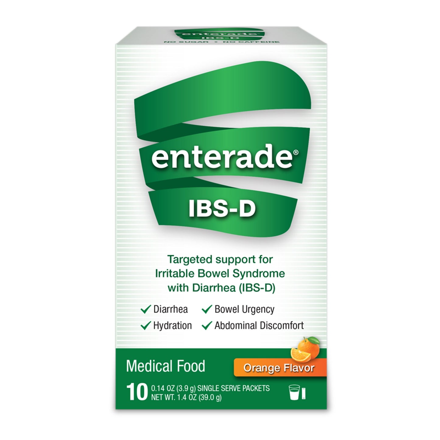 enterade® IBS-D Dietary Support Medical Food, Orange, Single Serve Packets 40850052516015