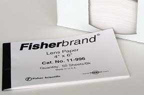 Fisherbrand® Lens Paper for Cleaning Glass Lenses 11996