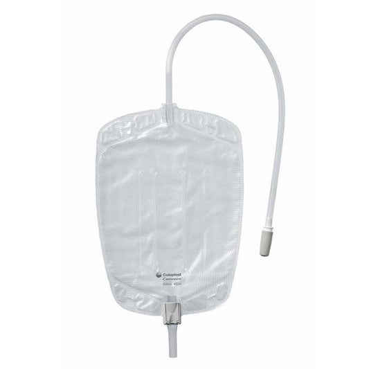 Urinary Leg Bag Conveen® Security+ Anti-Reflux Valve Sterile 600 mL Polyethylene / Flocked - 5171