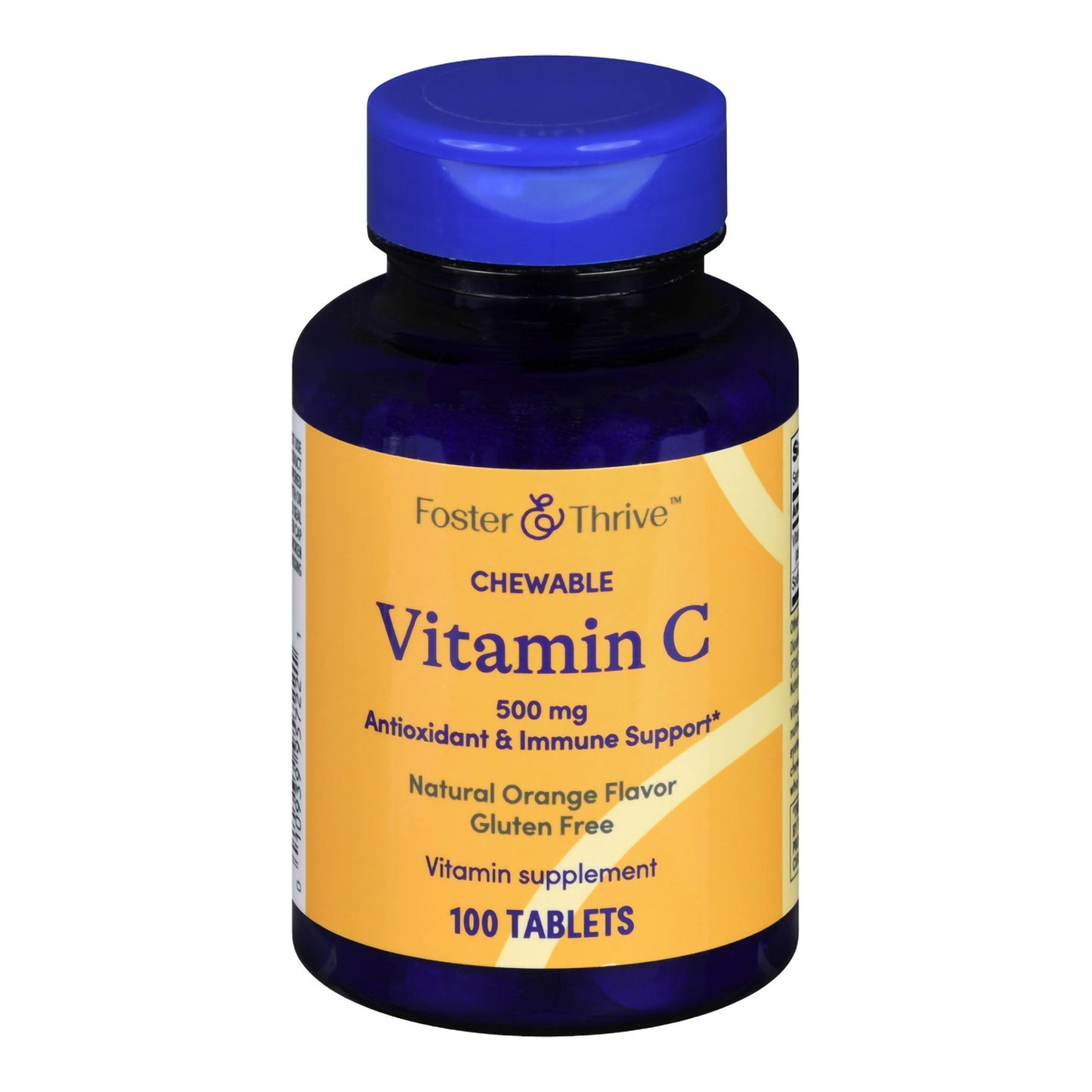 Foster & Thrive™ Chewable Vitamin C 500 mg Tablets Natural Orange 01093995722