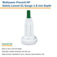 McKesson Prevent® HP Push Button Safety Lancet, 21 Guage 16-PBHPSL21G1.8X