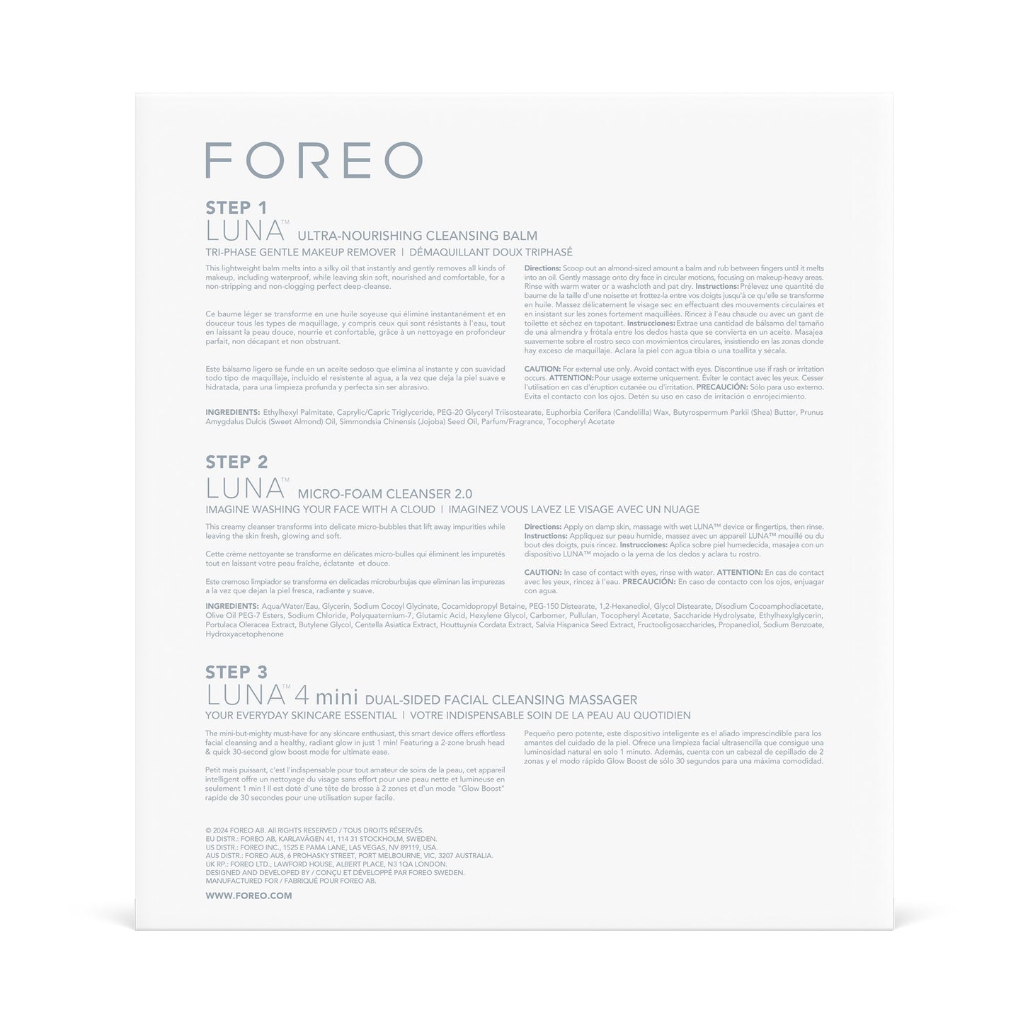 LUNA™ 4 Mini Facial Cleaning Device F2518