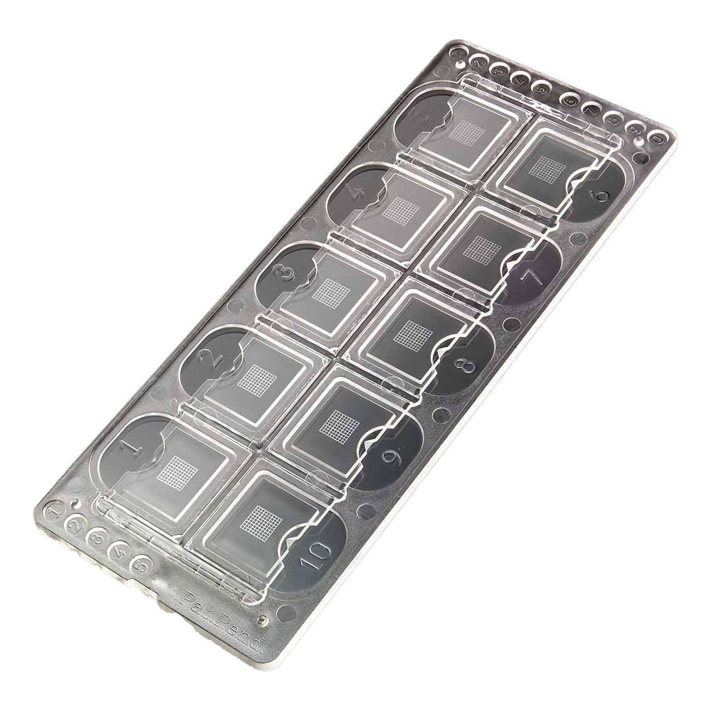 McKesson Acrylic Microscope Precision Grid Slide, 10-Chamber 177-3800