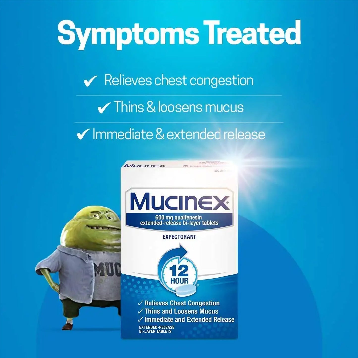 Mucinex® Guaifenesin Cold and Cough Relief 63824000815