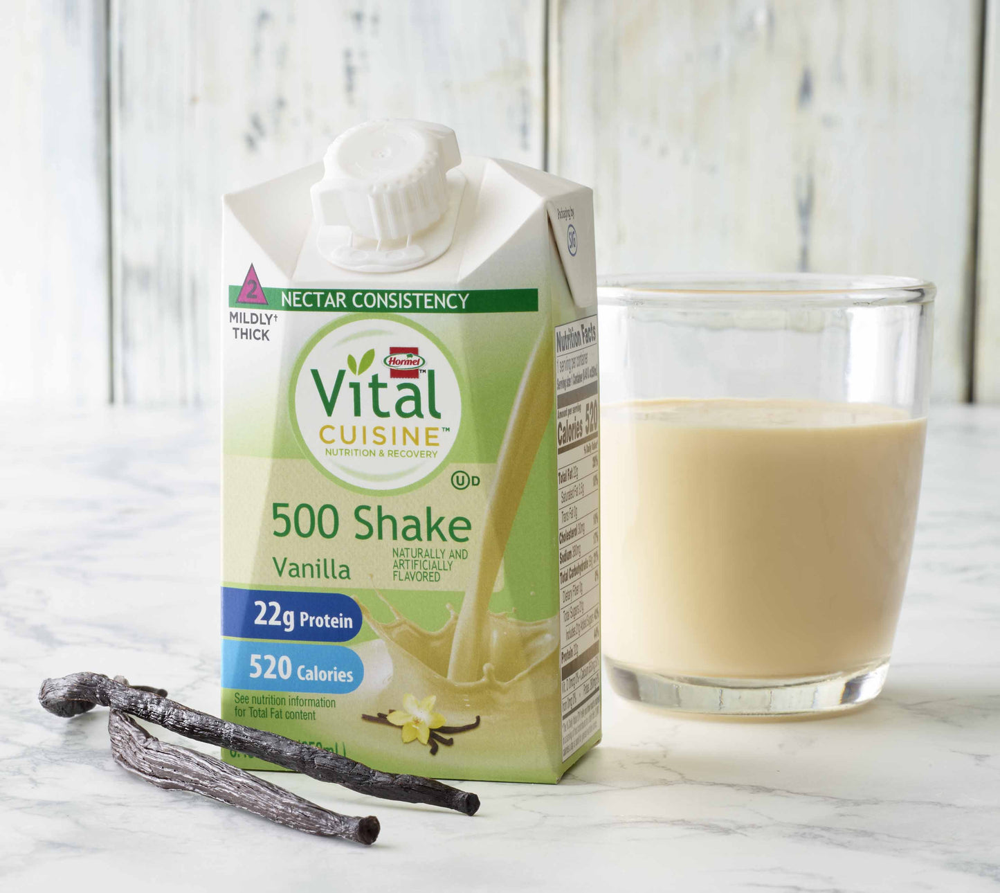 Vital Cuisine® 500 Shake Vanilla Nutrition and Recovery, 8.45-ounce carton 72504