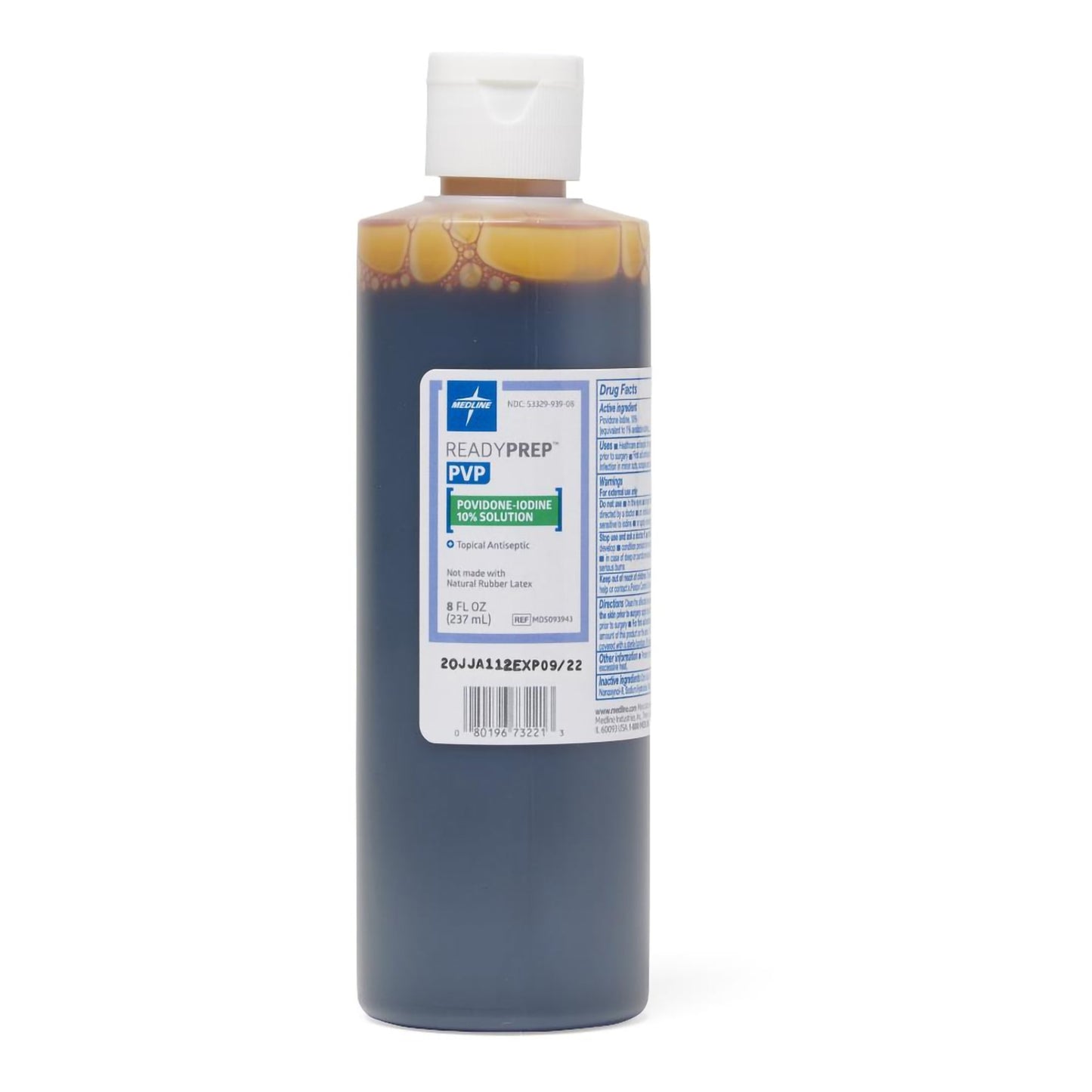 Skin Prep Solution ReadyPrep™ 8 oz. Bottle 10% Strength Povidone-Iodine NonSterile - MDS093943