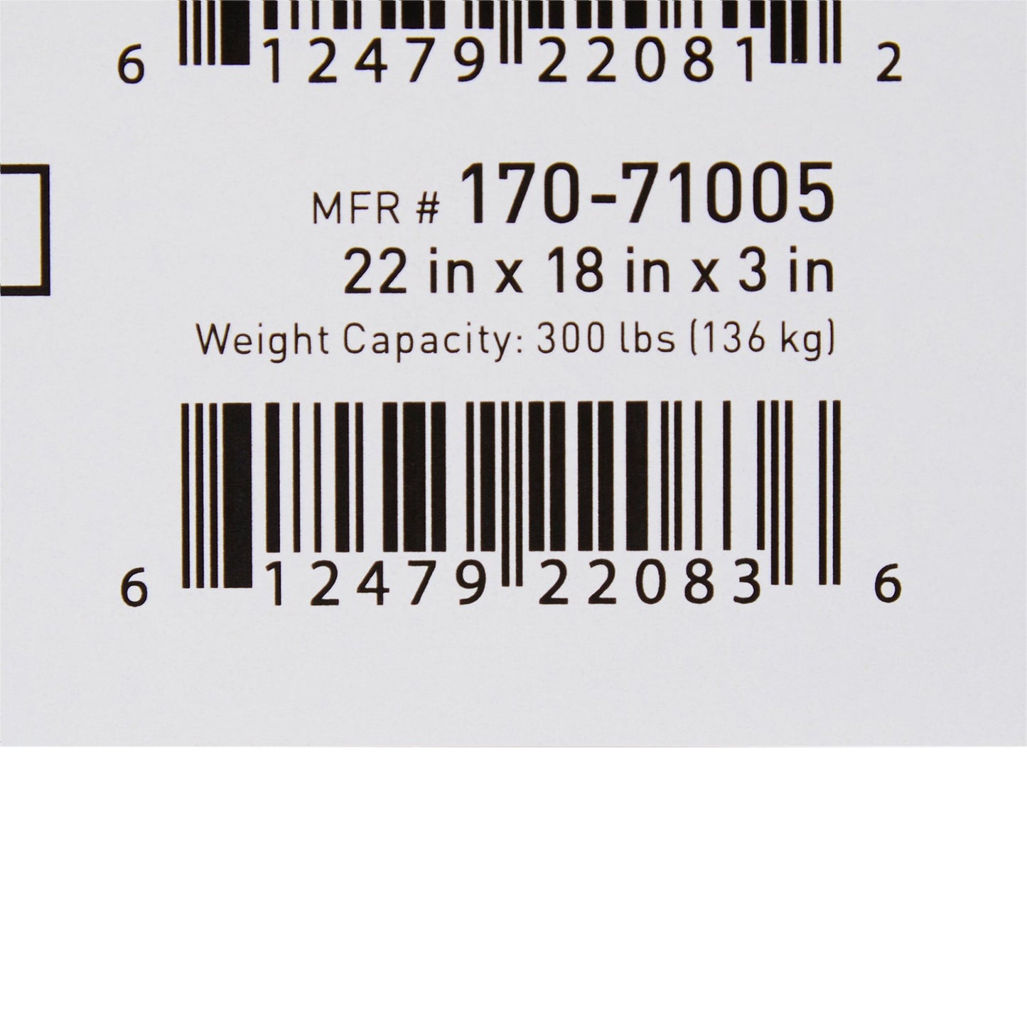 McKesson Foam Protekt Seat Cushion 170-71005