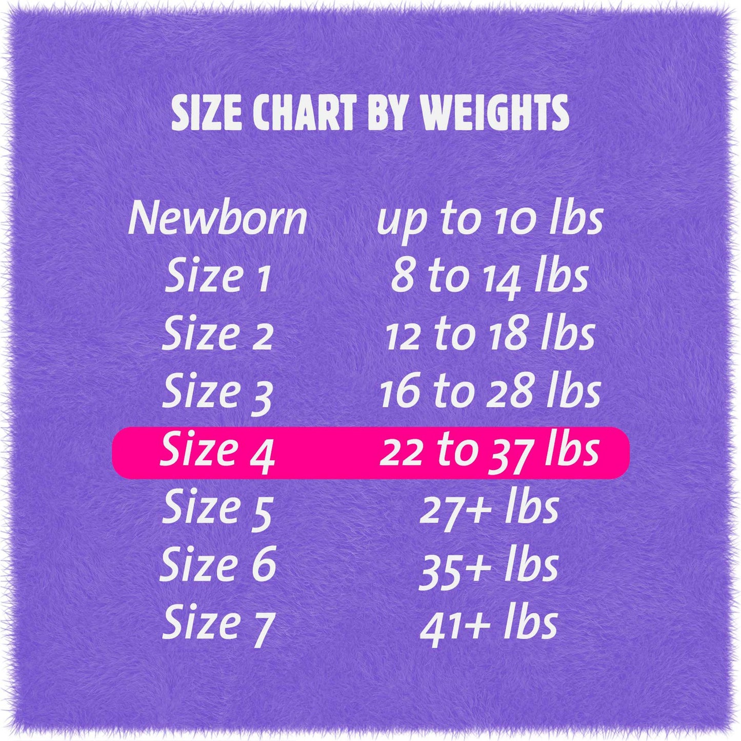 Cuties® Premium Diaper, Size 4 CR4001