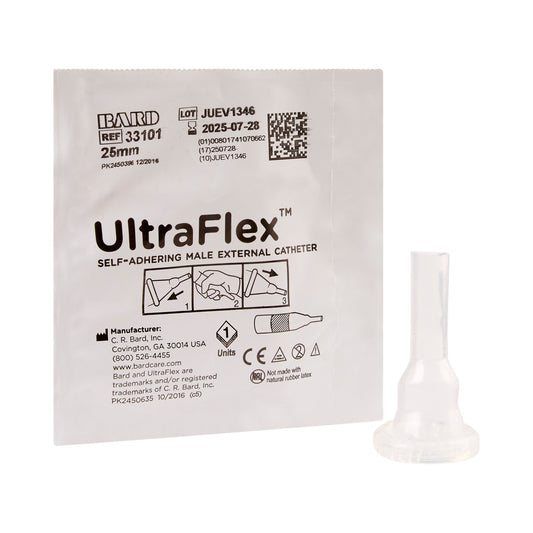 Bard UltraFlex® Male External Catheter, Small 33101