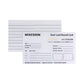 McKesson Sterilization Record Card 73-DLC250