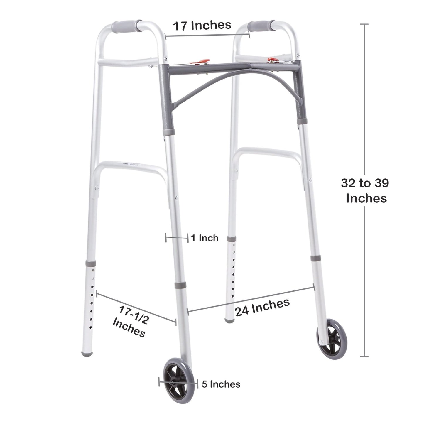 McKesson Folding Aluminum Walker 146-10210-1