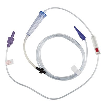 Enteral Feeding Pump Safety Screw Spike Set Kangaroo™ 924 PVC NonSterile - 775759