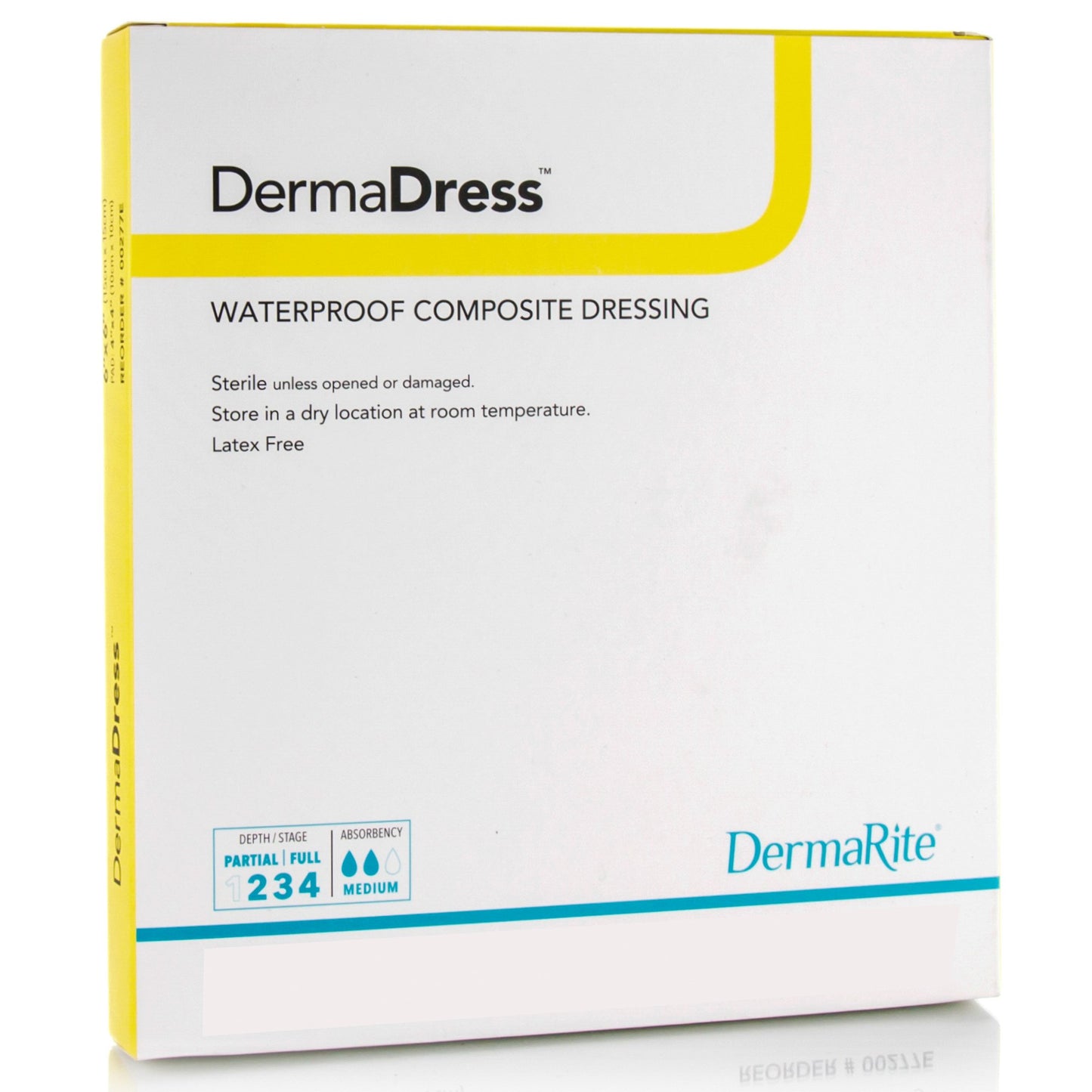 Composite Dressing DermaDress™ 4 X 4 Inch Square Sterile Waterproof Film Backing - 00276E