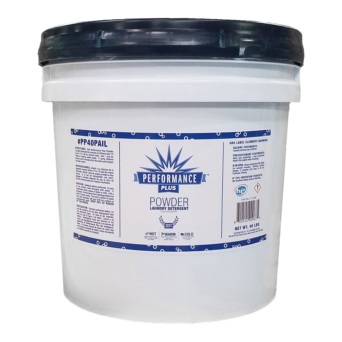 Laundry Detergent Performance™ Plus 40 lbs. Pail Powder Scented - PP40PAIL