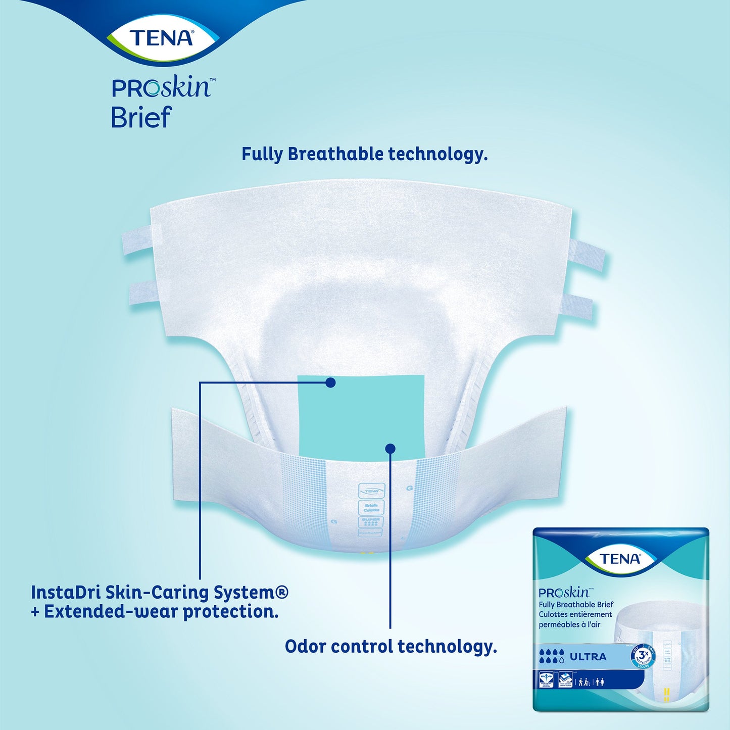 Tena® ProSkin™ Ultra Incontinence Brief, Extra Large 68010