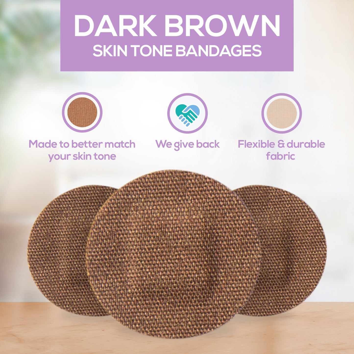 TruColour® Dark Brown Adhesive Strip, Spot TCB-PDOT