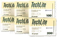 Lancet for Lancing Device TechLite® 28 Gauge Non-Safety Twist Off Cap Finger - 880128