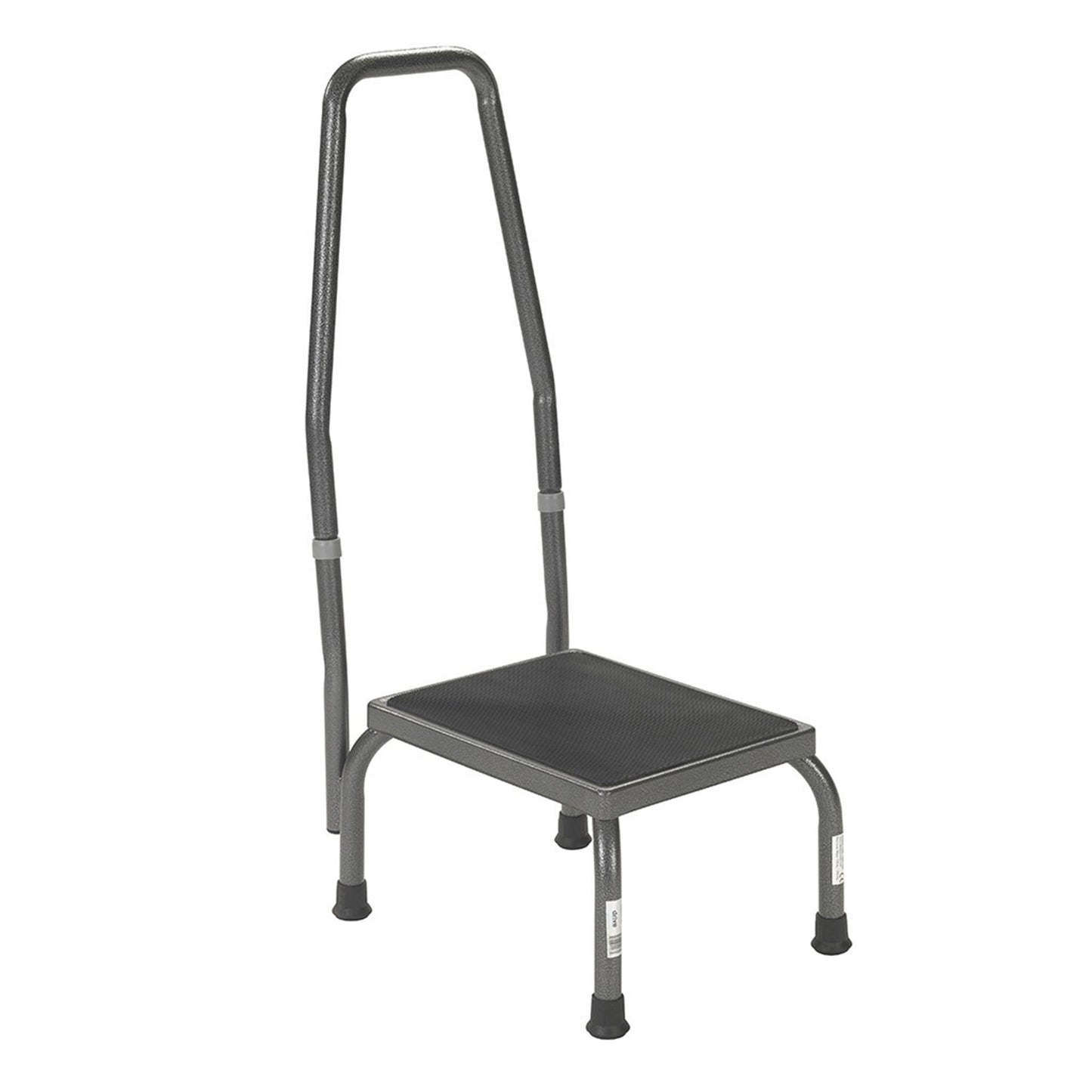 Step Stool with Handrail drive™ 1 Step Steel Frame 9-1/2 Inch Step Height - 13031-1SV
