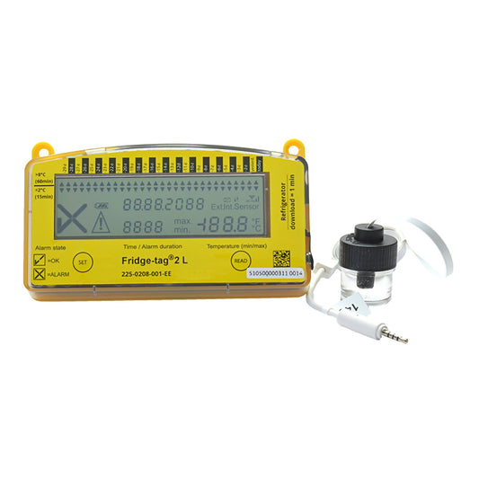 Thermco Products Inc Fridge-tag 2L Refrigerator Vaccine Data Logger with Alarm BERFRIDGETAG2L, 1 Each