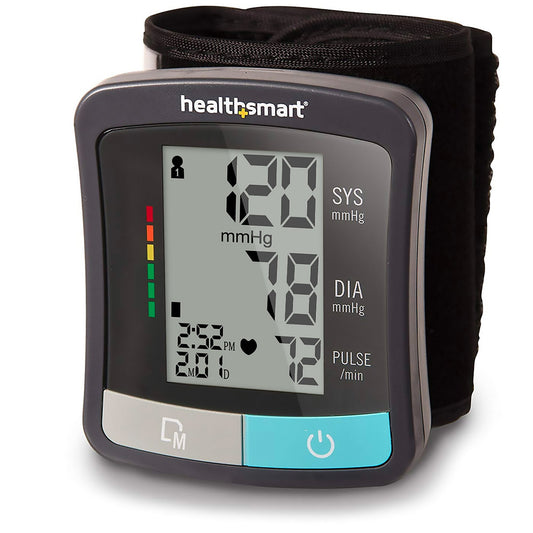 Home Automatic Digital Blood Pressure Monitor MABIS® One Size Fits Most Cuff Nylon Cuff 13 - 21 cm Wrist - 04-810-001