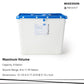 McKesson Prevent® Pharmaceutical Waste Container, 8 Gal., 13.5 x 17.3 x 13 inch 2256