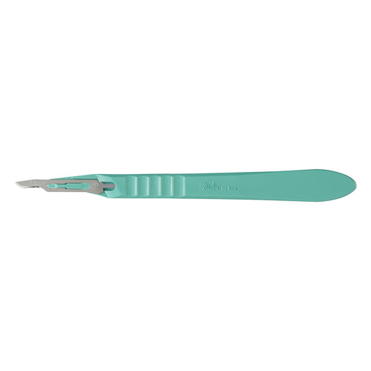 Scalpel Miltex® No. 15 Stainless Steel / Plastic Classic Grip Handle Sterile Disposable - 4-415