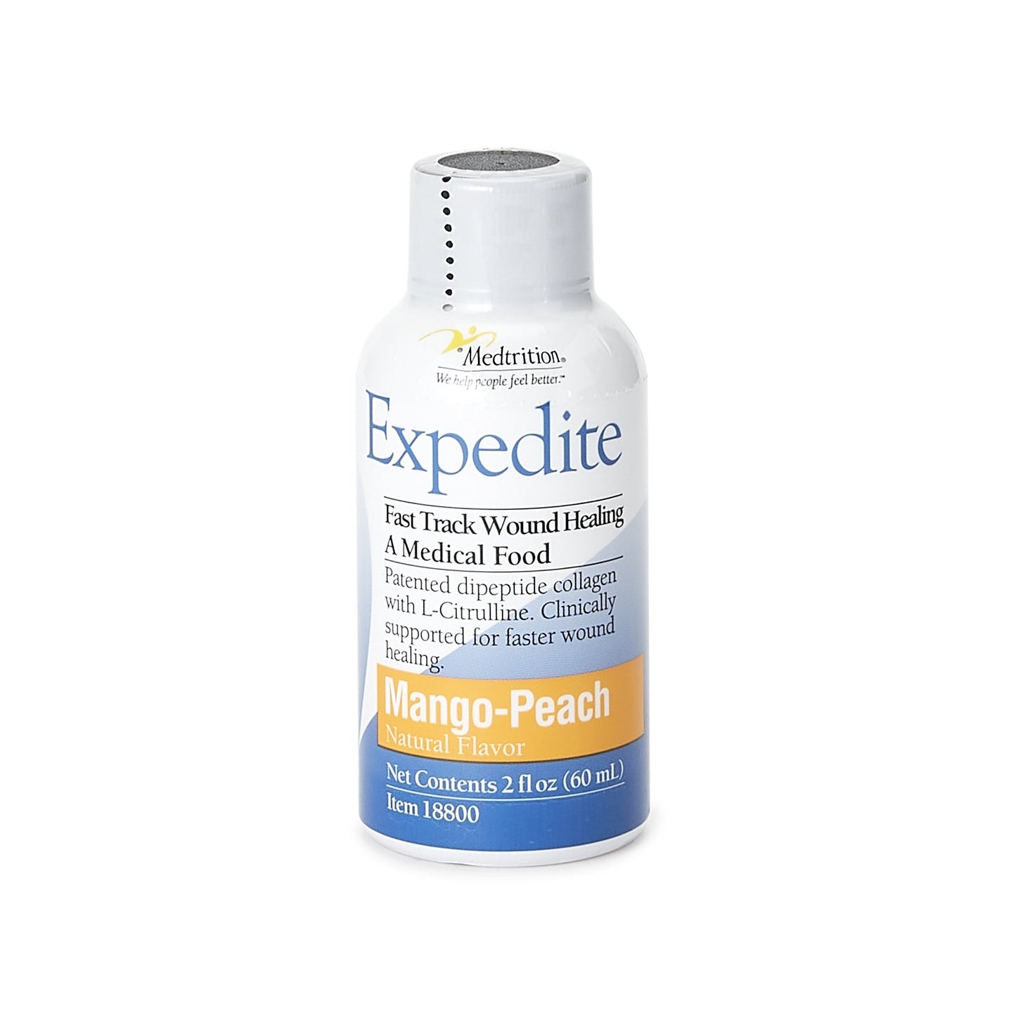 Oral Supplement Expedite Peach Mango Flavor Liquid 2 oz. Bottle - 18800