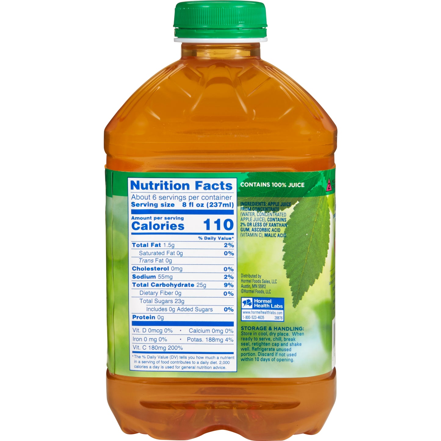 Thick & Easy® Nectar Consistency Apple Juice Thickened Beverage, 46-ounce bottle 28876