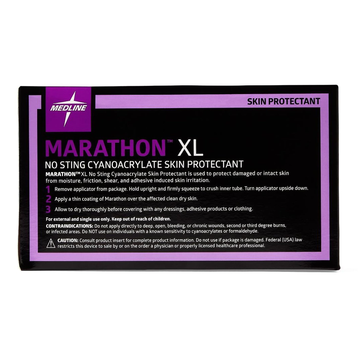 Skin Barrier Applicator Marathon® Cyanoacrylate Individual Packet X-Large Sterile MSC093001XL