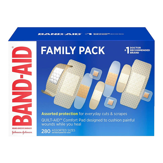 Band-Aid® Adhesive Bandages Family Variety Pack 100471100