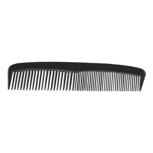 Comb 5 Inch Black Plastic - C5