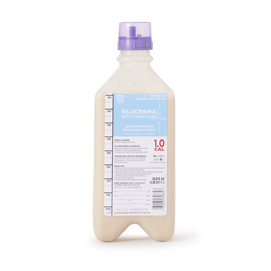 Tube Feeding Formula Glucerna® 1.0 Unflavored Liquid 33.8 oz. Bottle - 62671